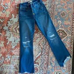 Size 24 madewell jeans
